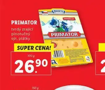 Lidl Primator sýr nabídka