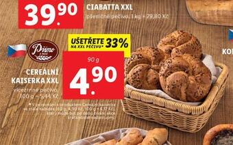 Lidl Cereální kaiserka nabídka