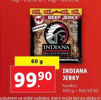 Lidl Indiana jerky nabídka