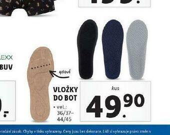Lidl Vložky do bot nabídka