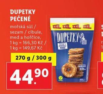 Lidl Dupetky pečené nabídka
