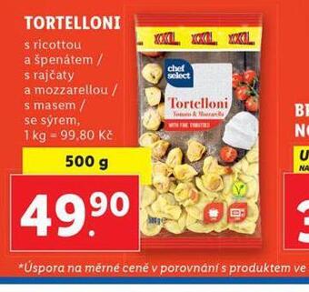 Lidl Tortelloni nabídka