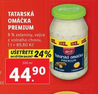 Lidl Tatarská omáčka premium nabídka