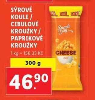 Lidl Sýrové koule nabídka