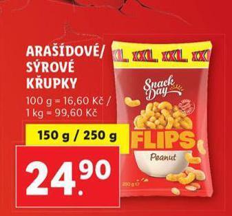 Lidl Arašídové křupky nabídka