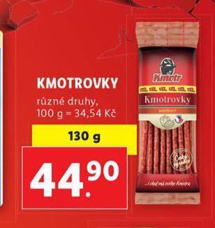 Lidl Kmotrovky nabídka