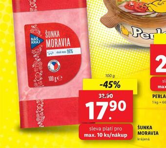 Lidl Šunka moravia nabídka