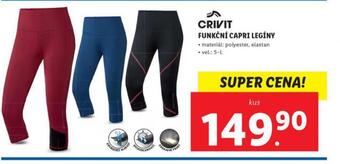 Lidl Funkční capri legíny nabídka