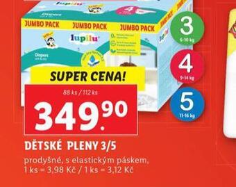 Lidl Dětské pleny nabídka