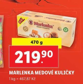 Lidl Marlenka medové kuličky nabídka