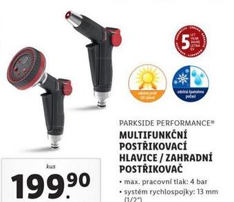 Lidl Zahradní postřikovač nabídka