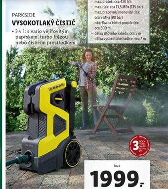Lidl Vysokotlaký čistič nabídka