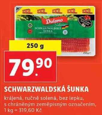 Schwarzwaldská šunka, 250 g