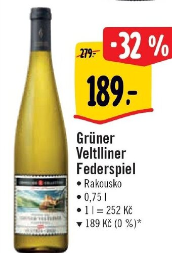 Albert Grüner Veltlliner Federspiel nabídka