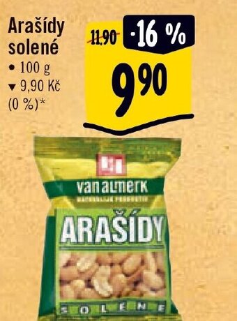 Albert Arašídy solené nabídka