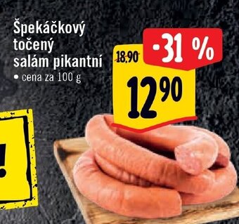 Albert Špekáčkový točený salám pikantní nabídka