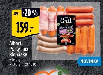 Albert Albert Párty mix klobásky nabídka