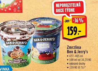 Albert Zmrzlina Ben & Jerry's nabídka