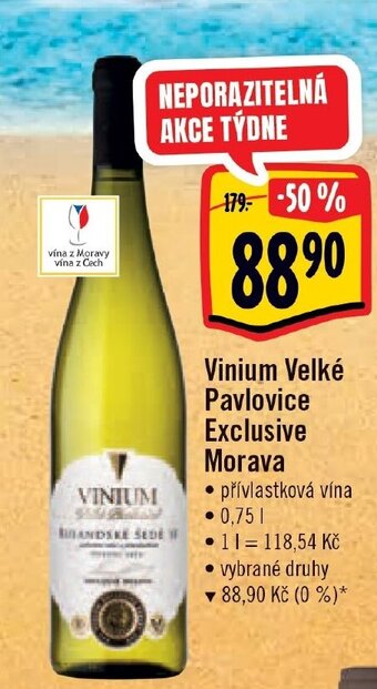 Albert Vinium Velké Pavlovice Exclusive Morava nabídka