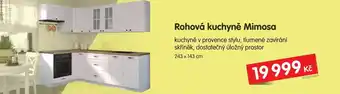 Rohová kuchyně Mimosa