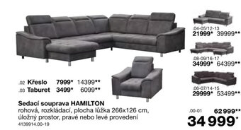 Sconto Sedací souprava HAMILTON nabídka