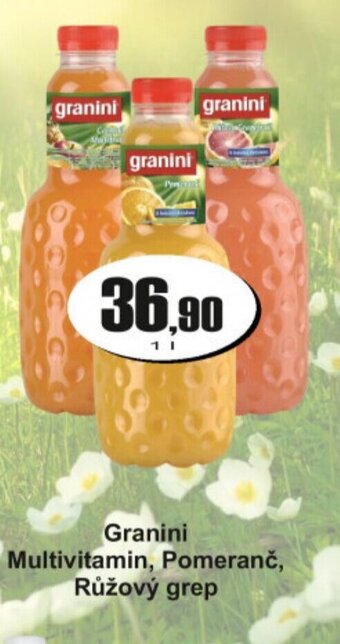 Granini Multivitamin, Pomeranč, Růžový grep