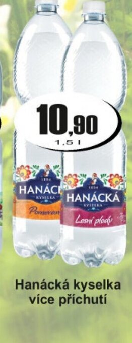 Hanácká kyselka více příchutí