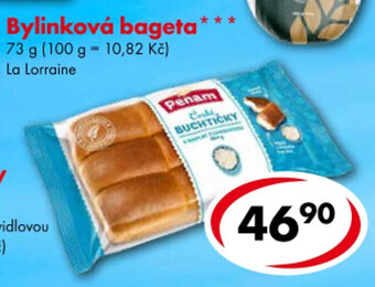 CBA Bylinková bageta nabídka