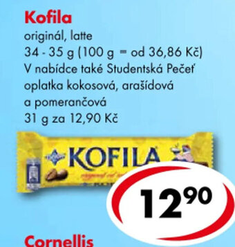 CBA Kofila originál, latte nabídka