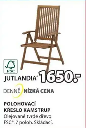 JYSK POLOHOVACÍ KŘESLO KAMSTRUP nabídka