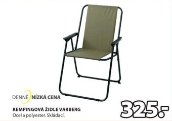JYSK KEMPINGOVÁ ŽIDLE VARBERG nabídka
