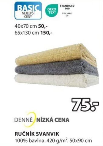 JYSK RUČNÍK SVANVIK nabídka