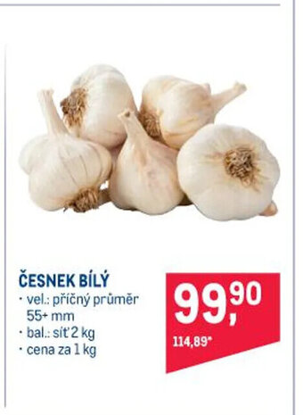 Makro ČESNEK BÍLÝ nabídka