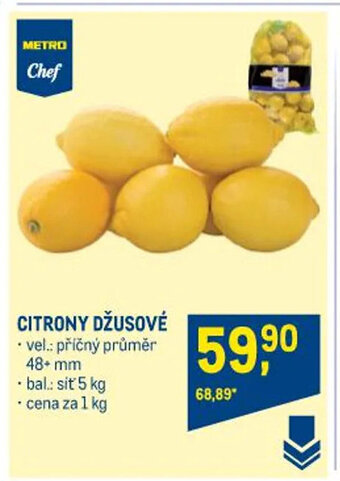 Makro CITRONY DŽUSOVÉ nabídka