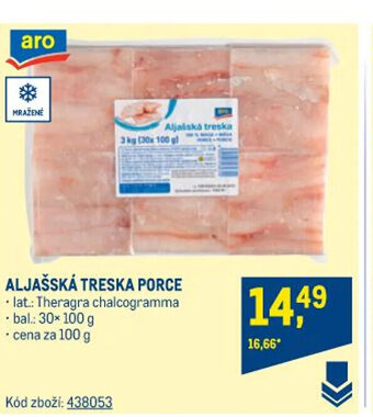 Makro ALJAŠSKÁ TRESKA PORCE nabídka