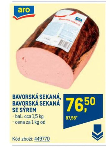 Makro BAVORSKÁ SEKANÁ, BAVORSKÁ SEKANÁ SE SÝREM nabídka