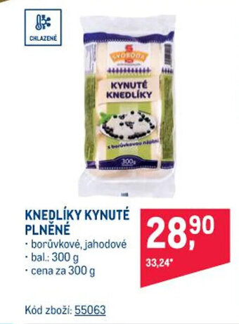 Makro KNEDLÍKY KYNUTÉ PLNĚNÉ nabídka