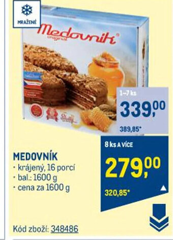Makro MEDOVNÍK nabídka