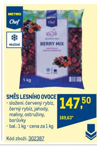 Makro SMĚS LESNÍHO OVOCE nabídka