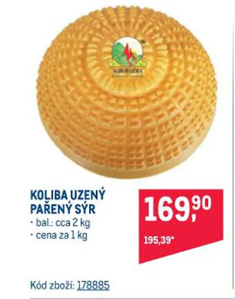 Makro KOLIBA UZENÝ PAŘENÝ SÝR nabídka