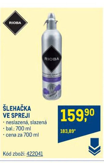 Makro ŠLEHAČKA VE SPREJI nabídka