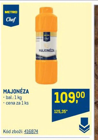 Makro MAJONÉZA nabídka