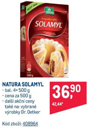 Makro NATURA SOLAMYL nabídka