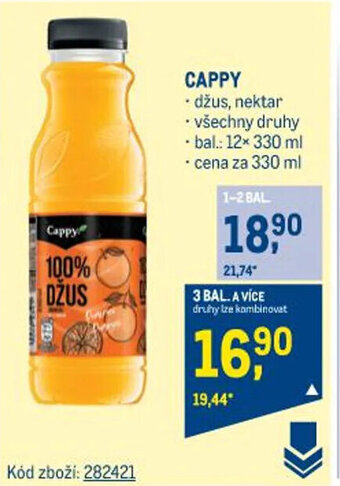 Makro Cappy nabídka