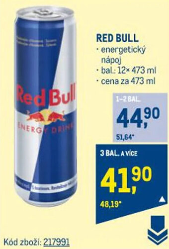 Makro RED BULL nabídka