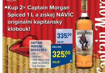 Makro CAPTAIN MORGAN SPICED 35% nabídka