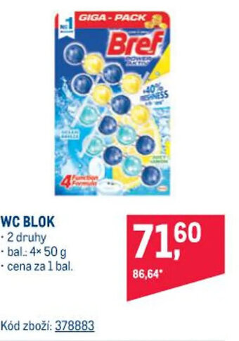Makro WC BLOK nabídka
