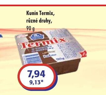ČEPOS Kunín Termix, různé druhy, nabídka