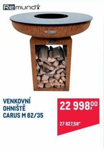 Makro VENKOVNÍ OHNIŠTĚ CARUS M 82/35 nabídka
