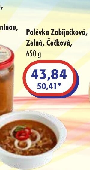ČEPOS Polévka Zabijačková, Zelná, Čočková, nabídka